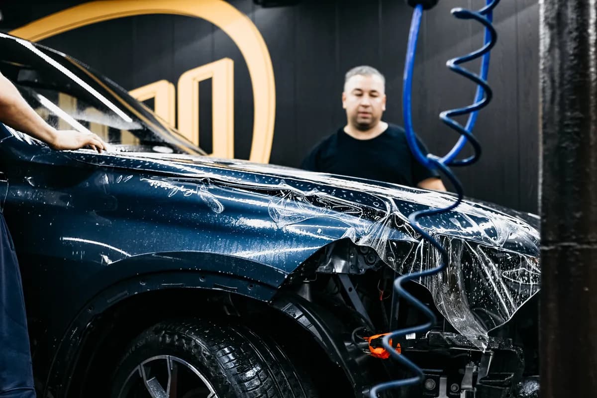 Процесс работы — Оклейка PPF